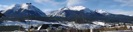 Silverthorne westward skyline Silverthorne westward skyline
