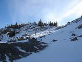 Jon approaches the East Ridge of Peak 13,333 Jon approaches the East Ridge of Peak 13,333