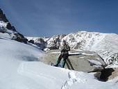 Rebecca at the base of the East Ridge of Peak 13,333 Rebecca at the base of the East Ridge of Peak 13,333