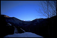 Sunrise over the Mt. Washington Valley, Frankenstein Cliff, NH