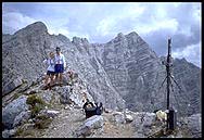 Monika and I at the summit of Persailhorn.