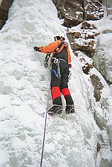 Gregg Esenwein at the Practice Wall (WI 3)